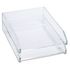 Double Letter Tray, Two Tier, Acrylic, Clear