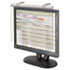 LCD Protect Acrylic Monitor Filter w/Privacy Screen,17-18 Monitor, Silver