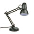 Incandescent Knight Swing Arm Desk Lamp, Weighted Base, 22" Reach, Matte Black