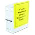 Varicap6 Expandable 1- 6 Post Binder, 11 x 8-1/2, White/Clear