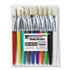 Stubby Brush Set, Natural Bristle, Flat, 10/Set