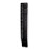 Expandable Time Card Rack, 25-Pocket, Holds Seven Inch Cards, Black Plastic