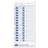 Universal Time Card, White, 100/Pack