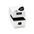 Heavy-Duty Time/Date Document Stamp, 5-1/2 x 11 x 7, Cool Gray