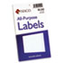 Multipurpose Self-Adhesive Removable Labels, 1 1/2 x 3, White, 160/Pack