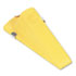 Giant Foot Magnetic Doorstop, No-Slip Rubber Wedge, 3-1/2w x 6-3/4d x 2h, Yellow