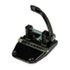 40-Sheet Heavy-Duty Two-Hole Adjustable Punch, 9/32" Holes, Black