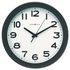 Kenwick Wall Clock, 13-1/2in, Black