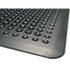 FlexStep Rubber Anti-Fatigue Mat, Polypropylene, 24 x 36, Black