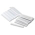 Kwik-File Mailflow-To-Go Mailroom System Label Holders, 3w x ½h, Clear, 20/Pack