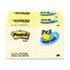Note Pad, 3 x 3, Canary, 100 Sheets, 36/Pack