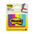 Page Markers, Five Assorted Ultra Colors, 5 Pads of 100 Strips/Pack