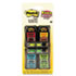 Flags in Dispenser, 200 "Sign Here", 48 Arrow Flags, Four Colors, 248/Pack