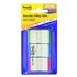 Durable File Tabs, 1 x 1 1/2, Striped, Blue/Green/Red, 66/Pack