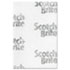 Light Duty Cleansing Pad, 6 x 9, White, 20/Pack, 3 Packs/Carton