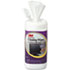 Electronic Equipmet Cleaning Wipes, 5-1/2 x 6-3/4, White, 80/Canister