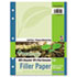 Ecology Filler Paper, 16-lb., 8-1/2 x 11, College Ruled, White, 150 Sheets/Pack