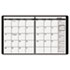 Recycled Monthly Planner, Black, 9" x 11", 2012-2013 - View 1