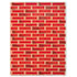 Fadeless Designs Bulletin Board Paper, Brick, 50 ft x 48"