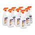 Fabric Refresher & Odor Eliminator, Fresh Clean, 32 oz Trigger Sprayer, 8/Carton