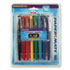 Point Guard Flair Porous Point Stick Pen, Assorted Ink, Medium, 16 per Pack