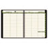 Recycled Weekly/Monthly Appointment Book, Black, 8 1/4" x 10 7/8", 2012