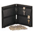 Security-Backed Zippered Case, 144-Key,Vinyl, Black, 7 x 1 x 8 3/8 - View 1