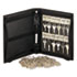 Security-Backed Zippered Case, 144-Key,Vinyl, Black, 7 x 1 x 8 3/8 - View 2
