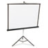 Portable Tripod Projection Screen, 60 x 60, White Matte, Black Steel Case