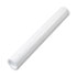 Fiberboard Mailing Tube, Recessed End Plugs, 24 x 3, White, 25/Carton