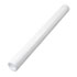 Fiberboard Mailing Tube, Recessed End Plugs, 42 x 3-1/2, White, 25/Carton