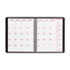 Brownline Essential Collection Monthly Planner, 7-1/8 x 8-7/8, Black, 2011-2013