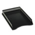 Distinctions Self-Stacking Desk Tray, Metal, Black