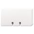 Plain Unruled Refill Card, 2 1/4 x 4, White, 100 Cards/Pack