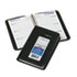 Recycled Weekly Appointment Book, Black, 3 3/4" x 6", 2012