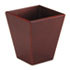 Wood Tones Wastebasket, Trapezoidal, Wood, Mahogany