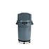 Brute Round Twist On/Off Dolly, 250 lb Capacity, 18dia x 6 5/8h, Black - View 2