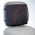Back Perch w/Fleece Cover, 13w x 2-3/4d x 12-1/2h, Black