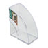 Optimizers Deluxe Plastic Magazine Rack, 5 1/4 x 9 x 11 1/8, Clear