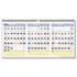 QuickNotes Three-Month Horizontal Wall Calendar, 23 1/2" x 12", 2011-2013