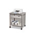 Impromptu Machine Stand, 1-Shelf, 26-1/4w x 21d x 26-1/2h, Gray/Gray - View 1