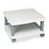 Wave Design Printer Stand, 2-Shelf, 20w x 17-1/2d x 11-1/2h, Charcoal Gray