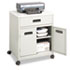 Steel Machine Stand w/Pullout Drawer, 25w x 20d x 29-3/4h, Gray