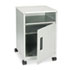 Steel Machine Stand w/Compartment, 1-Shelf, 17-1/4w x 17-1/4d x 27-1/4h, Gray