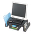 Onyx Mesh Steel Monitor Stand, 19 1/2 x 11 x 6 1/4, Black