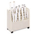 Laminate Mobile Roll Files, 50 Compartments, 30-1/8w x 15-3/4d x 29-1/4h, Putty