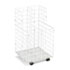 Wire Roll Files, 4 Compartments, 16-1/4w x 16-1/2d x 30-1/2h, White