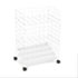 Wire Roll Files, 24 Compartments, 21w x 14d x 31-3/4h, White