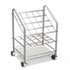 Wire Roll/File, 20 Compartments, 18-1/3w x 14-1/4d x 23-3/8h, Gray