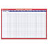 Recycled Undated Erasable Universal/Vacation Scheduler, 36" x 24"